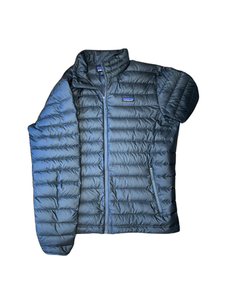 Men's L - Black Patagonia Down Sweater Jacket