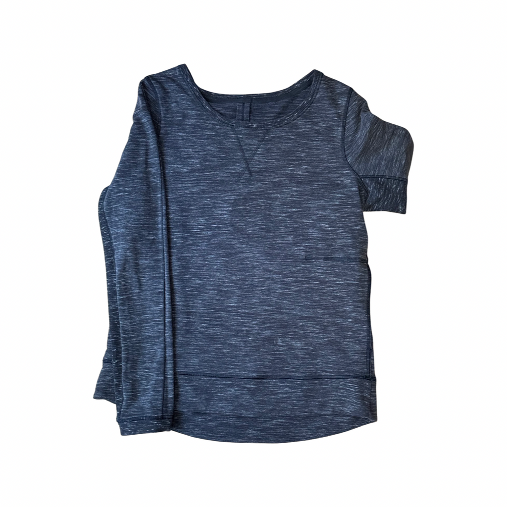 Women's 10 Heathered Charcoal Gray Lululemon Crew Ally's Closet