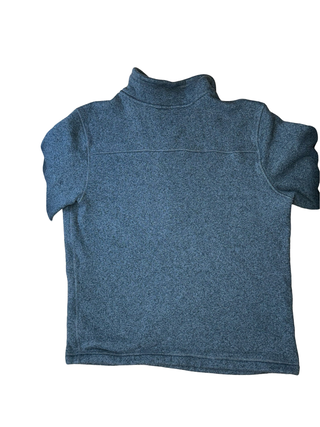 Men's L - Gray North Face Fleece 1/2 Zip Pullover