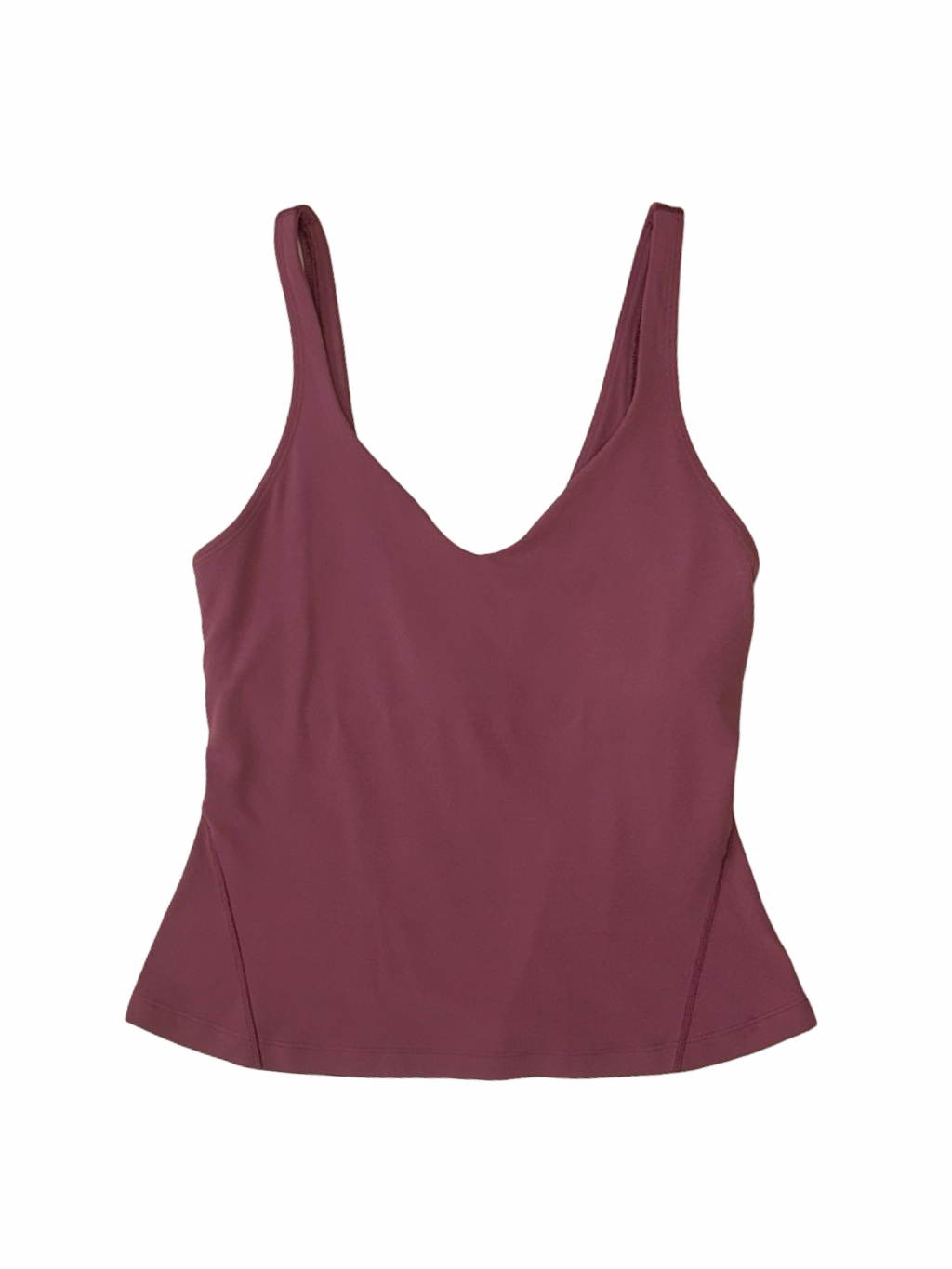 新品未使用　Lululemon 薄いピンク ブラ　サイズ8 NEW Lululemon Ribbed Nulu Asymmetrical Yoga Bra Light