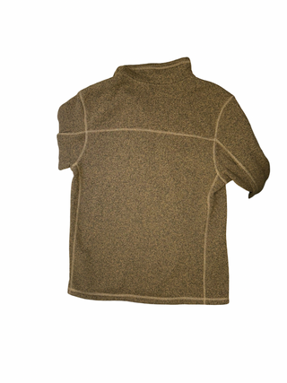 Men's L - Brown North Face Fleece 1/2 Zip Pullover
