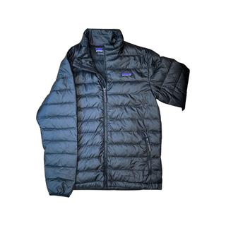 Kids' (M 10) - Black Patagonia Down Sweater Jacket