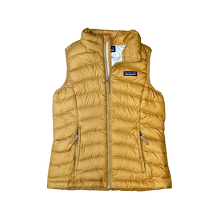 Kids' (S 7/8) - Gold Patagonia Down Sweater Vest