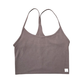 Women's S - Brown AlltheFeels Crop Tank