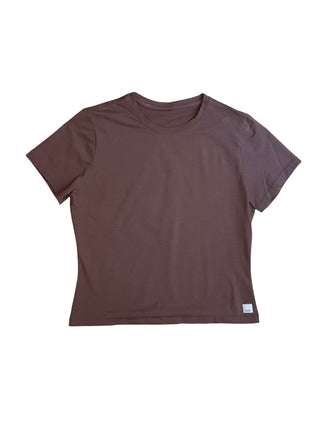 Women's M - Brown Vuori Cotton Tee