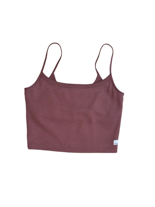 Women's M - Pink Vuori Villa Thermal Waffle-Knit Tank