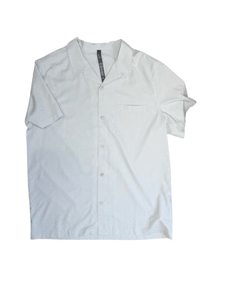 Men's L - Gray Vuori Halo Button Short Sleeve
