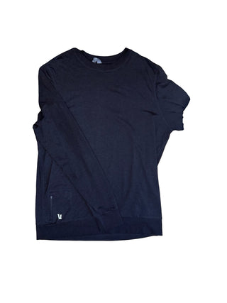 Men's L - Black Vuori Long Sleeve Halo Crew