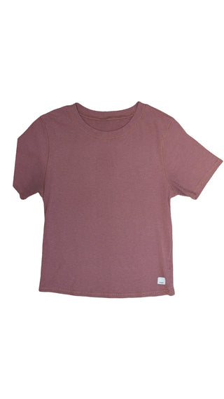 Women's L - Pink Vuori Mudra Fitted Short Sleeve