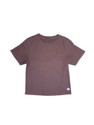 Women's L - Brown Vuori Mudra Fitted Short Sleeve