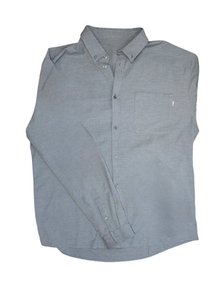 Men's L - Gray Vuori Button Long Sleeve