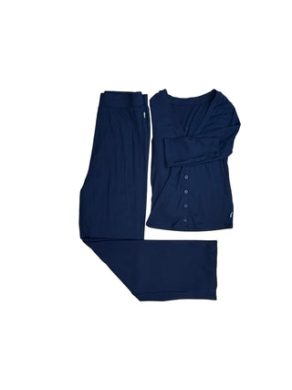 Women's S - Black Vuori Mudra Button Up and Pant Set