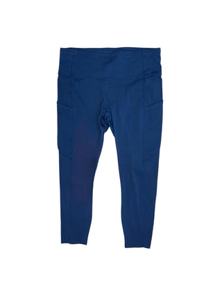 Women's 10 - Navy Lululemon Wunder Train Leggings with Pockets 25"