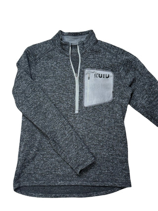 Men's L - Heathered Black Kuiu Base Camp Pullover Sweater