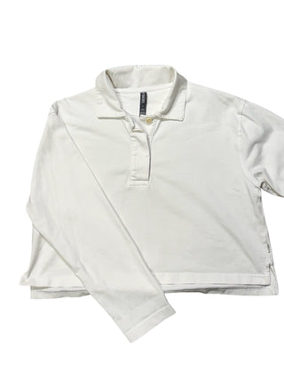 Women's S - White Vuori Mackenzie Rugby Pullover