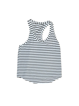 Women's 8 - Black and White Stripe Lululemon Racerback Tank