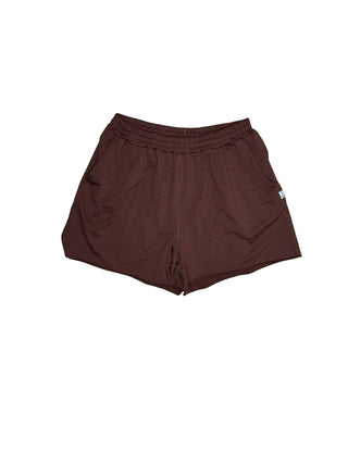 Women's M (fits up to L) - Brown Vuori Halo Performance Boyfriend Short