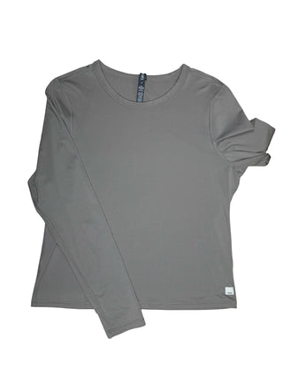 Women's XL (fits down to a L) - Tan Vuori Slim Fit Polyester Long Sleeve