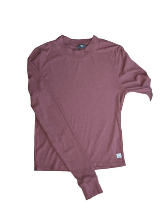 Women's L - Pink Vuori Mudra Fitted Long Sleeve
