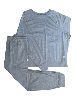 Women's L - Gray Vuori Halo Crew and Jogger Set