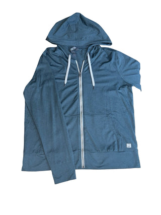 Women's L - Dark Teal Vuori Halo Performance Fullzip Hoodie