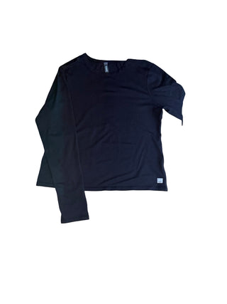 Women's L - Black Vuori Long Sleeve Halo Crew