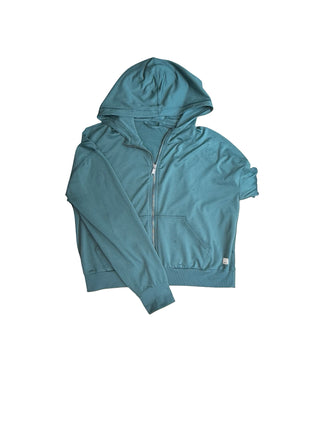 Women's S - Blue Vuori Halo Performance Cropped Fullzip Hoodie