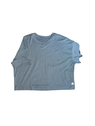 Women's L - Blue Vuori Oversized Cropped Halo Tee