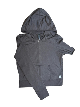 Women's S - Brown Vuori Halo Performance Cropped Fullzip Hoodie