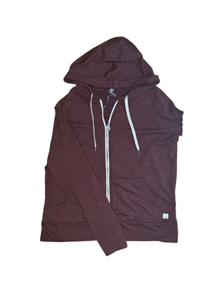 Women's M - Brown Vuori Halo Performance Fullzip Hoodie