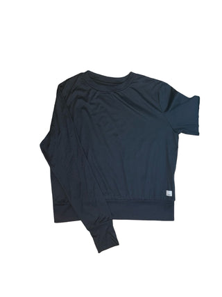 Women's S - Black Vuori Long Sleeve Halo Crew