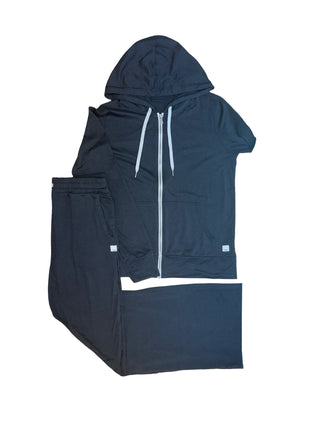 Women's S - Black Vuori Halo Performance Hoodie and Pant Set