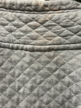 Women's L - Gray and Pink Patagonia Quilted Snap-T Pullover *discounted