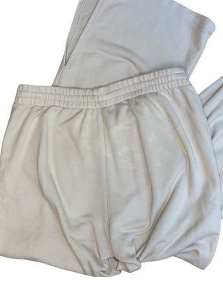 Women's M - Cream Vuori Sedona Wide Leg Split Sweatpant *discounted