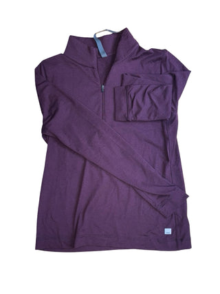Women's XL - Maroon Vuori Long Sleeve Halo Quarter Zip