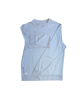 Men's L - Gray Vuori Long Sleeve Halo Crew