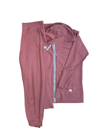 Women's S - Pink Vuori Halo Fullzip Hoodie and Jogger Set