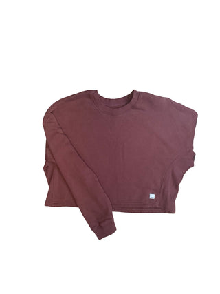 Women's M - Red Vuori Restore Cropped Oversized Crew