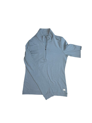 Women's S - Blue Vuori Long Sleeve Halo Quarter Zip