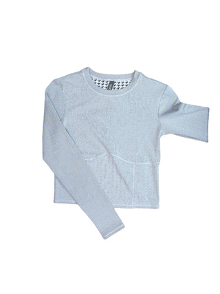 Women's S - Gray Vuori Textured Chilled Out Long Sleeve