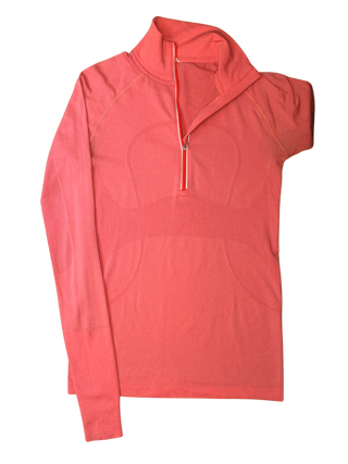 Women's 8 - Pink Lululemon Run: Swiftly Tech 1/2 Zip