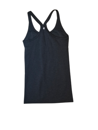 Women's 4 - Black Lululemon Ebb To Street Tank