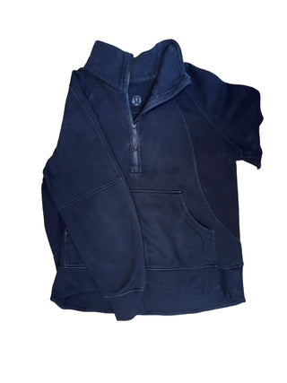 Women's M/L - Black Lululemon Oversized Long Scuba Hoodie