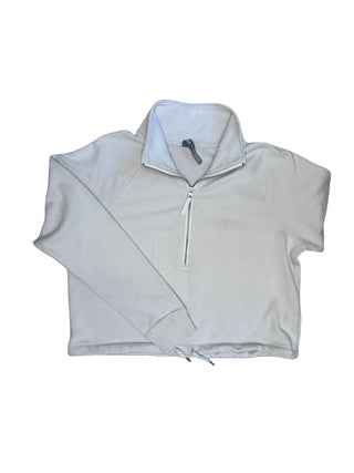 Women's M (Fits M-XL) - Cream Vuori Sedona Half Zip Pullover