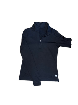 Women's S - Black Vuori Long Sleeve Halo Quarter Zip