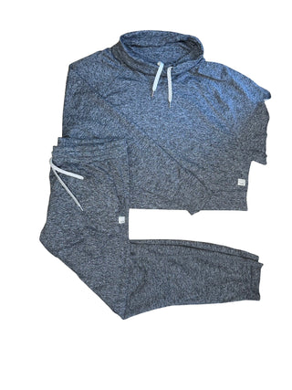Women's M - Heathered Gray Vuori Halo Funnel Neck and Jogger Set