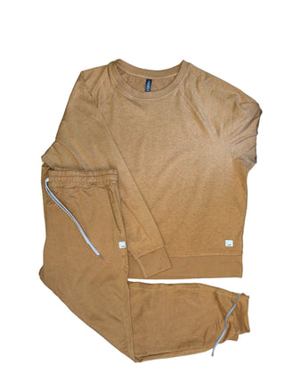 Women's M/L - Yellow Vuori Halo Crew and Jogger Set