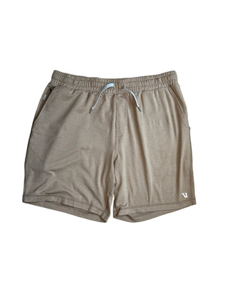 Men's XL - Tan Vuori Halo Ponto Performance Shorts
