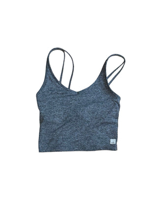 Women's XS - Heathered Gray Vuori Halo Performance Crop Tank
