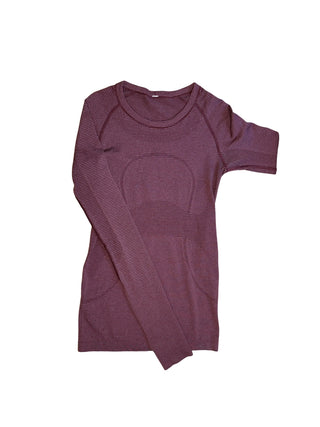 Women's 4 - Magenta Lululemon Swiftly Tech Long Sleeve
